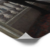 Caillebotte - Young Man at zijne Window (1876) Poster (Hoek)