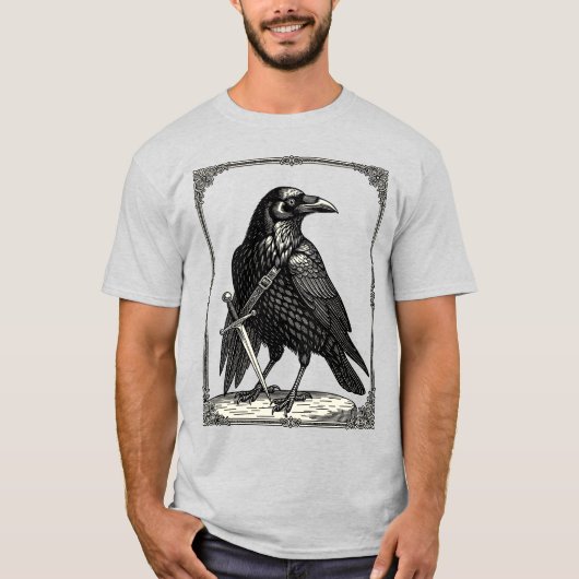 Caim Demonic Bird Omheining Flair T-shirt (Voorkant)