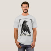 Caim Demonic Bird Omheining Flair T-shirt (Voorkant volledig)