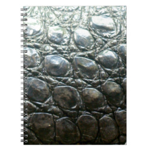 Caiman Crocodile Faux Alligator-Skin Design Notitieboek
