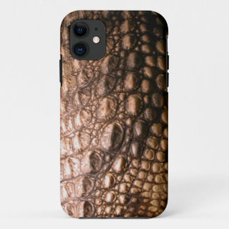 Caiman Krokodil Huid Reptiel-Effect Telefoon Case