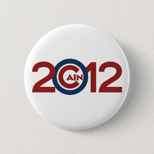 Cain 2012 Campaign Button (Voorkant)