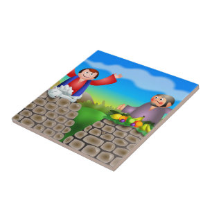 Cain en Abel Tegeltje