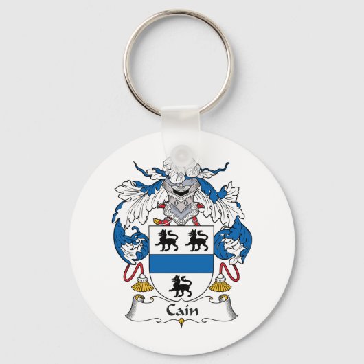 Cain Family Crest Sleutelhanger (Voorkant)