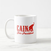 CAIN FOR PRESIDENT (Gothic) Koffiemok (Links)