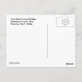 Cain Road Covered Bridge Briefkaart (Achterkant)