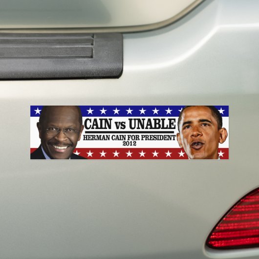 CAIN vs. ONABLE Bumpersticker (Op auto)