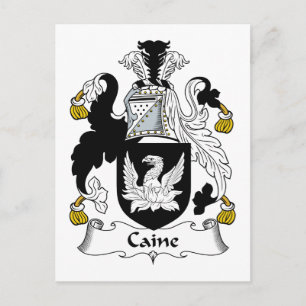 Caine Family Crest Briefkaart