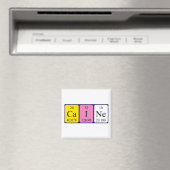 Caine periodiek table name magnet (Insitu (Vaatwasser))