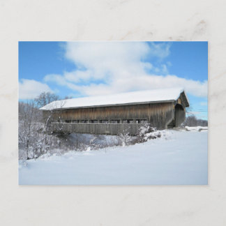Caine Road Bridge in winter Briefkaart
