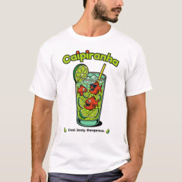 Caipiranha Cocktail – Grappige Tropische Piranha D T-shirt