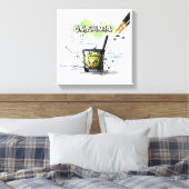 Caipirinha Canvas Afdruk (Insitu (Slaapkamer))