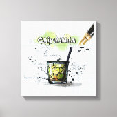 Caipirinha Canvas Afdruk (Voorkant)