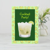 Caipirinha Cocktail Party Uitnodiging (Staand voorkant)