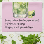 Caipirinha Cocktail Recept Theedoek (Gevouwen)