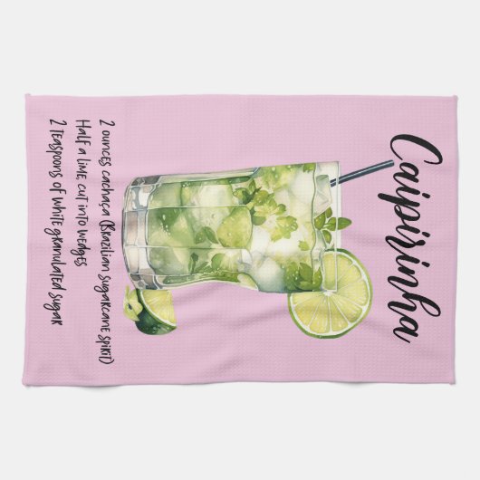 Caipirinha Cocktail Recept Theedoek (Horizontaal)