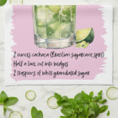 Caipirinha Cocktail Recept Theedoek (Gevouwen)