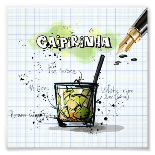 Caipirinha Foto Afdruk
