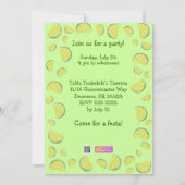 Caipirinha Party Coctail Party Invitation Sjabloon Kaart (Achterkant)