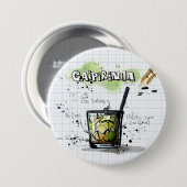 Caipirinha Ronde Button 7,6 Cm (Voorkant /achterkant)