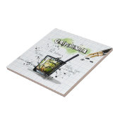 Caipirinha Tegeltje (Zijkant)