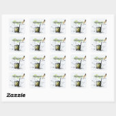 Caipirinha Vierkante Sticker (Vel)