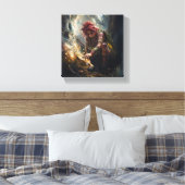 Caipora Canvas Afdruk (Insitu (Slaapkamer))