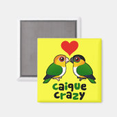 Caique Crazy Magneet (Voorkant / Achterkant)
