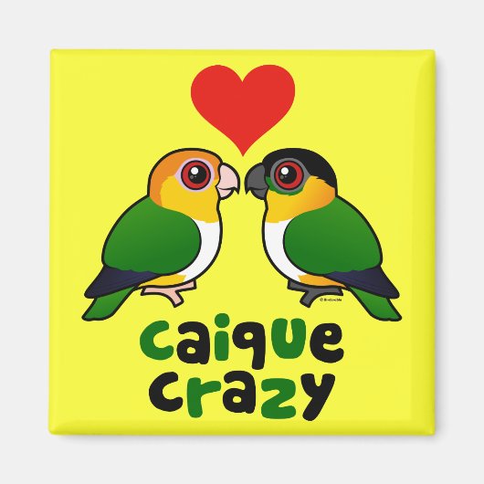 Caique Crazy Magneet (Voorkant)