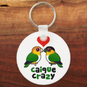 Caique Crazy Sleutelhanger (Voorkant)
