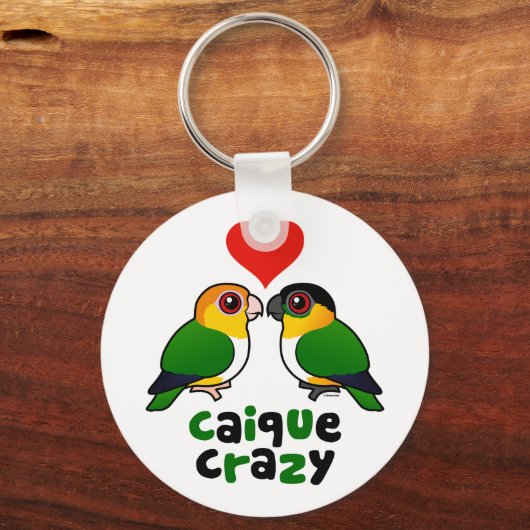 Caique Crazy Sleutelhanger (Voorkant)