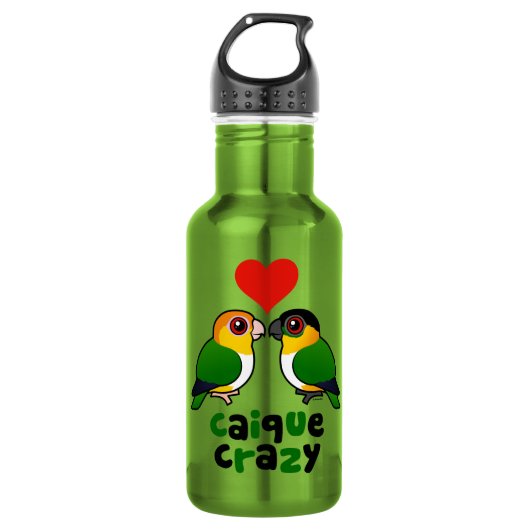 Caique Crazy Waterfles (Voorkant)