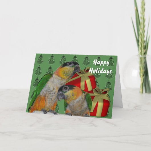 Caique de Kaart van de Vakantie van Kerstmis van (Voorkant)