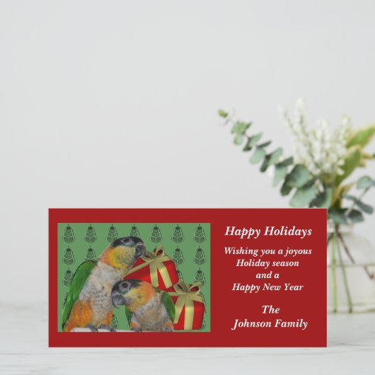 Caique Kaart van de Vakantie van Kerstmis van (Staand voorkant)