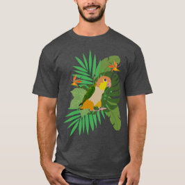Caique met bladeren t-shirt