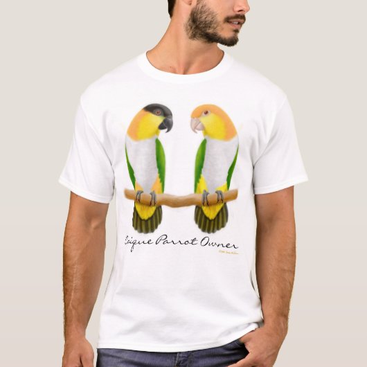 Caique Parrot Eigenaar T-Shirt (Voorkant)