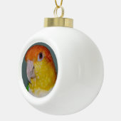 Caique Parrot keramische kerstbal Bal Ornament (Rechts)