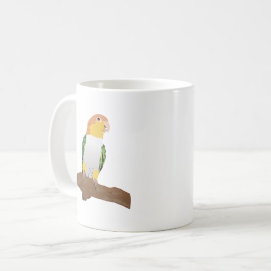 Caique Parrot  Koffiemok (Voorkant links)