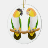 Caique Parrot Love Ornament (Links)