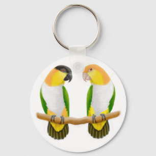 Caique Parrot Love Sleutelhanger