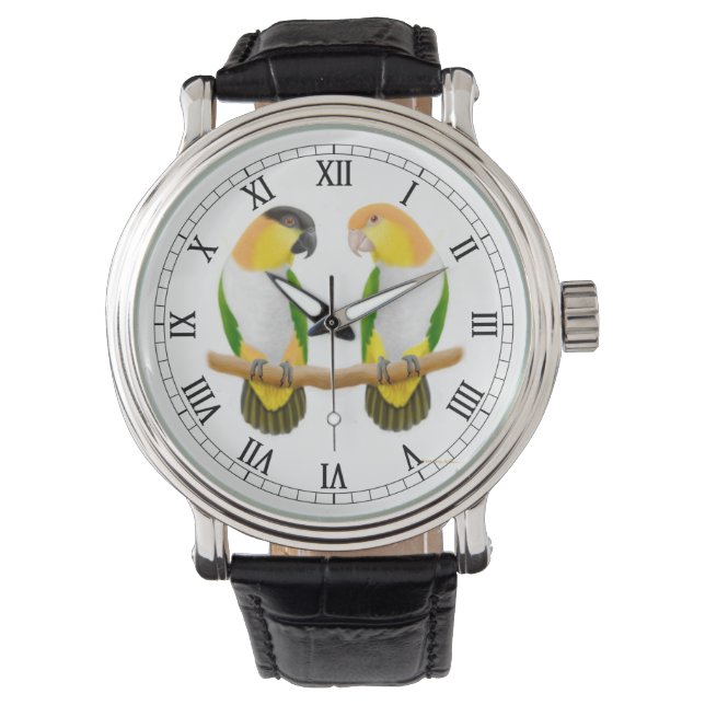 Caique Parrot Love Watch Horloge (Voorkant)