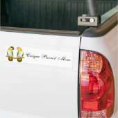 Caique Parrot mama Bumpersticker (Op Truck)