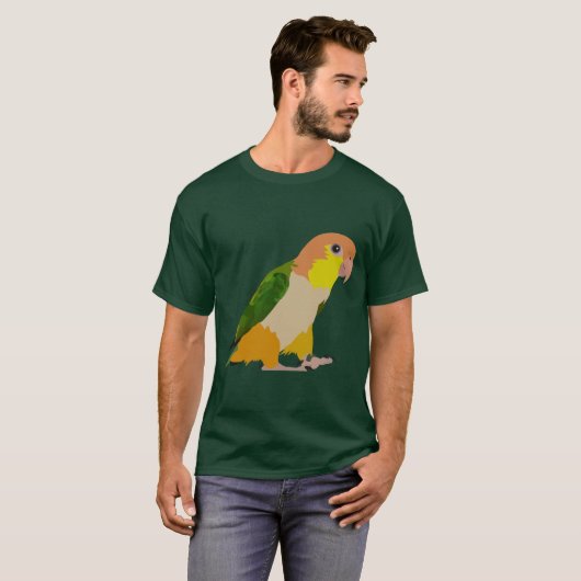 Caique parrot t-shirt (Voorkant volledig)