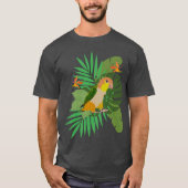 Caique with leaves t-shirt (Voorkant)