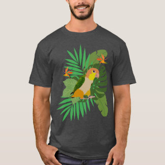 Caique with leaves t-shirt