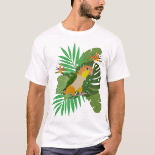 Caique with leaves t-shirt