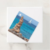 Cairn at the Mediterranean sea Bedankjes Labels (In situ)