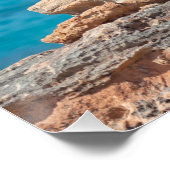 Cairn at the Mediterranean sea Perfect Poster (Hoek)