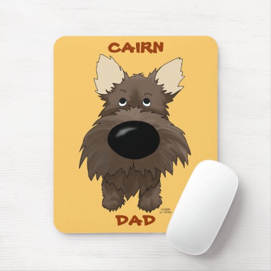 Cairn Dad Mousepad Muismat (Met muis)