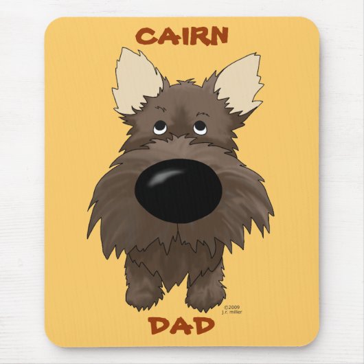 Cairn Dad Mousepad Muismat (Voorkant)